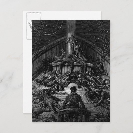 Szene aus 'Das Regime des alten Mariners' 3 Postkarte (Vorne/Hinten)