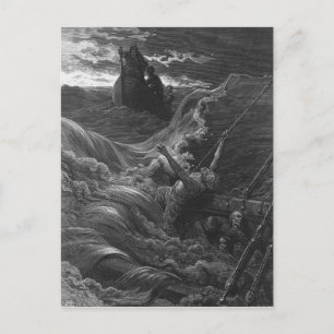 Szene aus "Das Regime des alten Mariners" Postkarte
