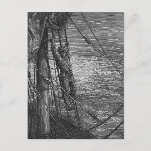 Szene aus "Das Regime des alten Mariners" Postkarte (Vorderseite)