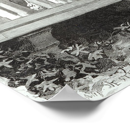 Szene aus dem Akt II von Romeo und Julia Poster (Ecke)