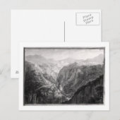 Szene aus dem Gasthaus an der Teufelsbrücke mit de Postkarte (Vorne/Hinten)