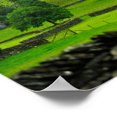 Szene aus dem Lake District Poster (Ecke)