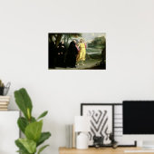 Szene aus dem Leben des Hl. Benedikt Poster (Heimbüro)