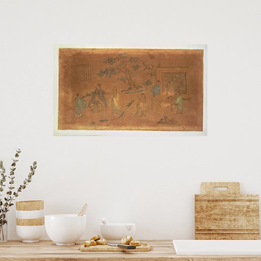 Szene aus dem Leben des Konfuzius Poster (Küche)