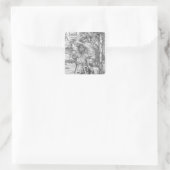 Szene aus der Apokalypse 2 Quadratischer Aufkleber (Tasche)