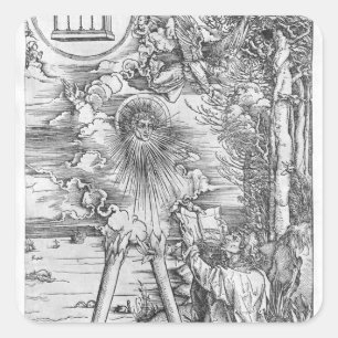 Szene aus der Apokalypse 2 Quadratischer Aufkleber