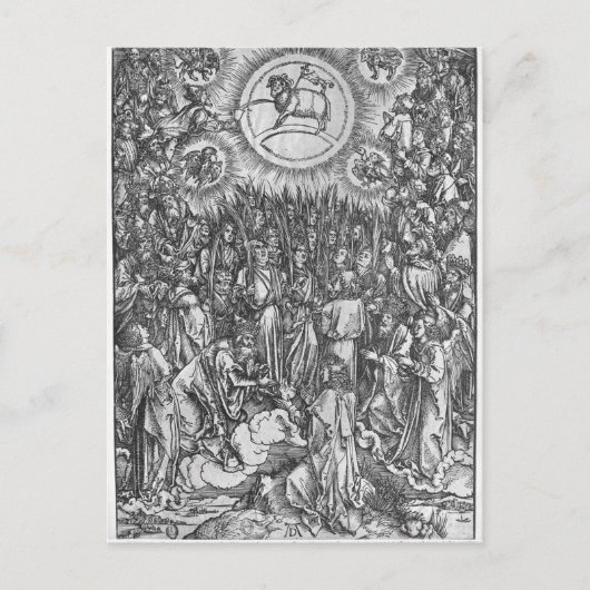 Szene aus der Apokalypse, Bewunderung der Postkarte (Vorderseite)