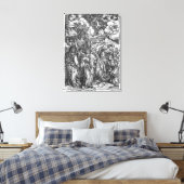 Szene aus der Apokalypse Leinwanddruck (Insitu (Schlafzimmer))
