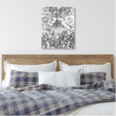 Szene aus der Apokalypse Leinwanddruck (Insitu (Schlafzimmer))