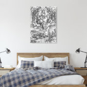 Szene aus der Apokalypse Leinwanddruck (Insitu (Schlafzimmer))