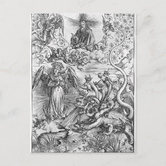 Szene aus der Apokalypse Postkarte (Vorderseite)