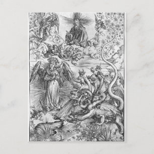 Szene aus der Apokalypse Postkarte