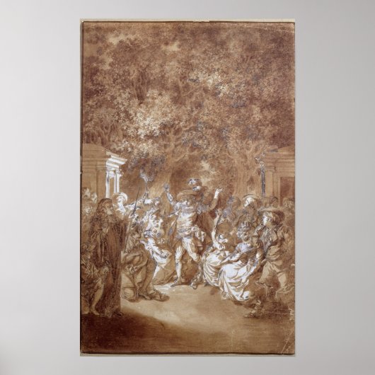 Szene aus der "Ehe von Figaro" Poster (Vorne)