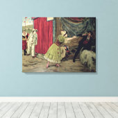 Szene aus der Oper "Pagliacci" Leinwanddruck (Insitu (Holzboden))