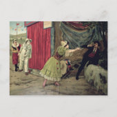 Szene aus der Oper "Pagliacci" Postkarte (Vorderseite)