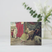 Szene aus der Oper "Pagliacci" Postkarte (Stehend Vorderseite)