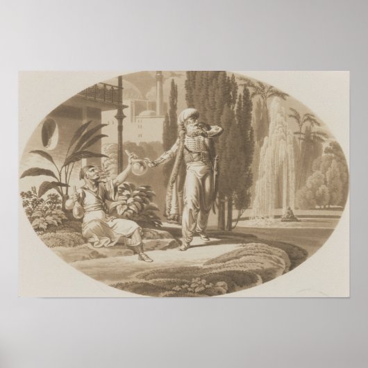 Szene aus "Die Ehe von Figaro" Poster (Vorne)