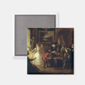 Szene aus "Don Quixote de la Mancha" Magnet (Vorderseite/Rückseite)