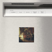 Szene aus "Don Quixote de la Mancha" Magnet (In Situ (Geschirrspüler))