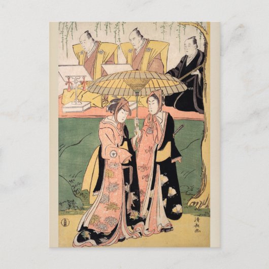 Szene aus einem Shosa-Akt Postkarte (Vorderseite)