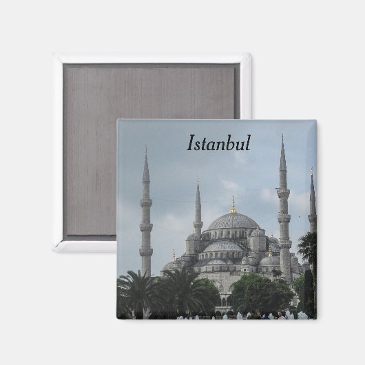 Szene aus Istanbul Magnet (Vorderseite/Rückseite)