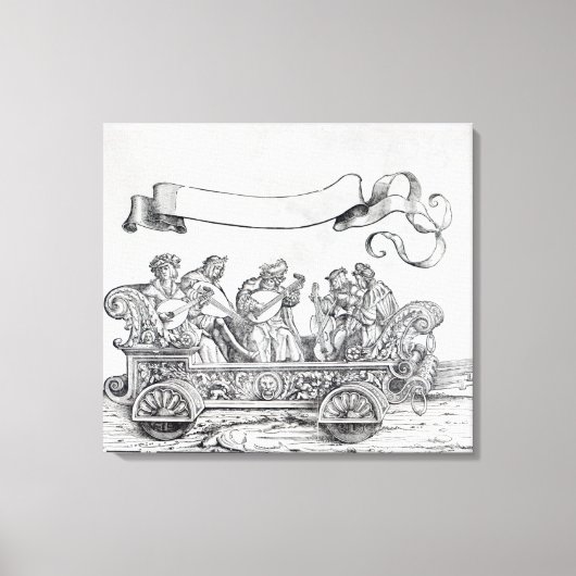 Szene aus Maximilians triumphaler Prozession Leinwanddruck (Vorderseite)