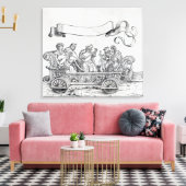 Szene aus Maximilians triumphaler Prozession Leinwanddruck (Insitu (Wohnzimmer))