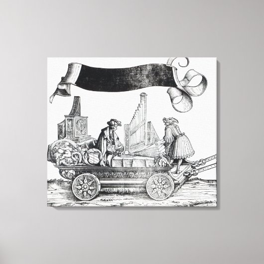 Szene aus Maximilians triumphaler Prozession Leinwanddruck (Vorderseite)