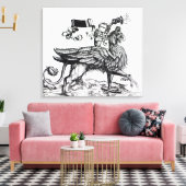 Szene aus Maximilians triumphaler Prozession Leinwanddruck (Insitu (Wohnzimmer))