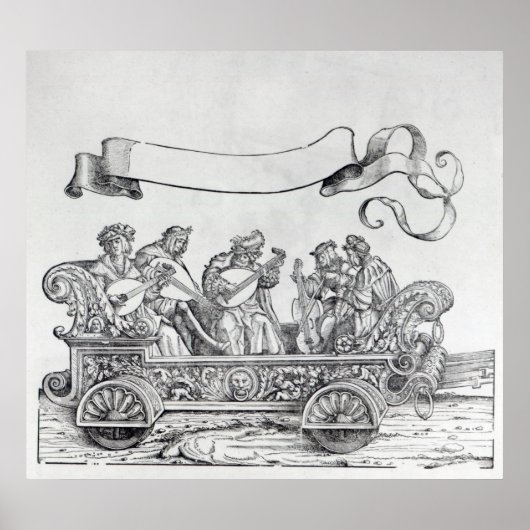 Szene aus Maximilians triumphaler Prozession Poster (Vorne)
