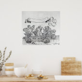 Szene aus Maximilians triumphaler Prozession Poster (Küche)
