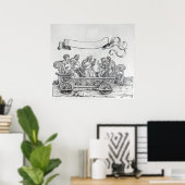 Szene aus Maximilians triumphaler Prozession Poster (Heimbüro)