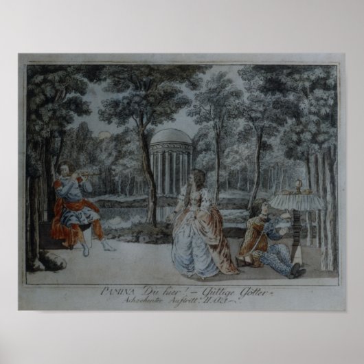 Szene aus "The Magic Flute" Poster (Vorne)