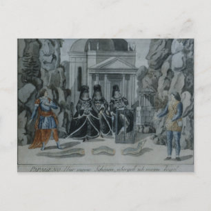 Szene aus "The Magic Flute" Postkarte