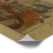 Szene aus "The Magic Flute" von Mozart, 1795 Poster (Ecke)