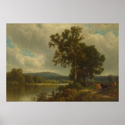 Szene bei Napanoch 1883 Poster (Vorne)