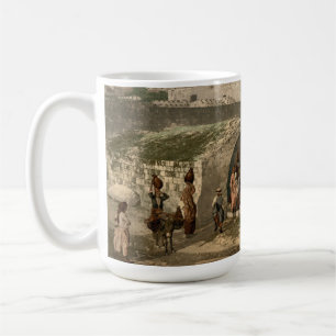 Szene der Bibel am Brunnen Mariens Kaffeetasse