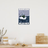 Szene der Fischerboote - Dawson, Alaska Poster (Küche)