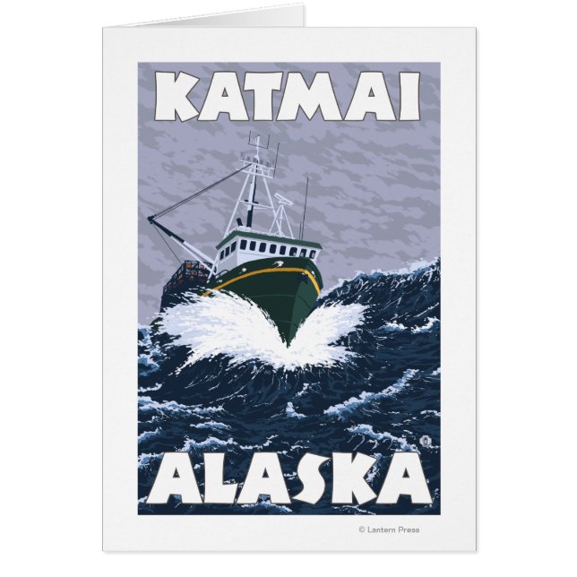 Szene der Fischerboote - Katmai, Alaska (Vorne)
