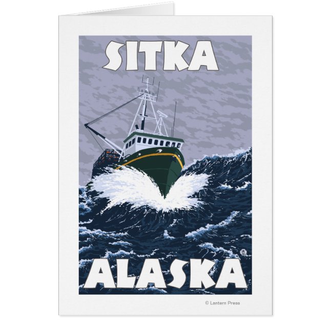 Szene der Fischerboote - Sitka, Alaska (Vorne)