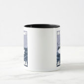 Szene der Fischerboote - Skagway, Alaska Tasse (Zentrum)