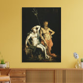 Szene der Hölle: Detail mit Hades und Persephone Leinwanddruck (Insitu (Wohnzimmer))