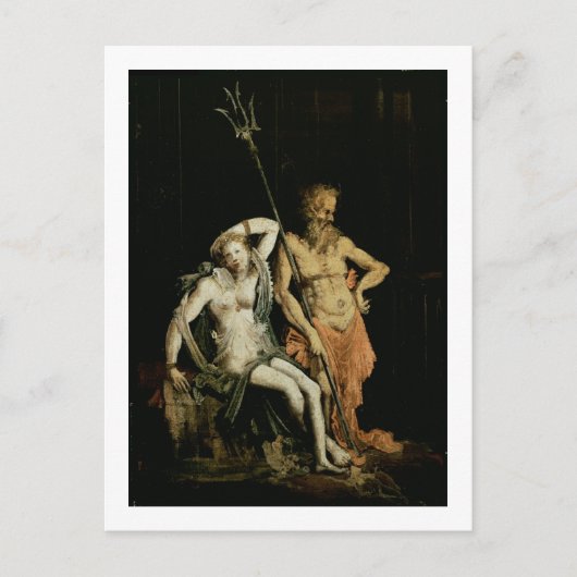 Szene der Hölle: Detail mit Hades und Persephone Postkarte (Vorderseite)