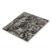 Szene der Hölle, Illustration dem Teil 3 Cha von Fliese (Seite)