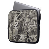 Szene der Hölle, Illustration dem Teil 3 Cha von Laptopschutzhülle (Vorderseite Links)