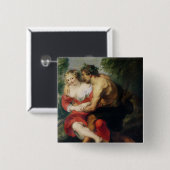 Szene der Liebe oder, das tapfere Gespräch Button (Vorne & Hinten)