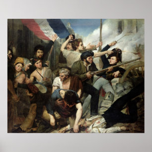 Szene der Revolution 1830 Poster