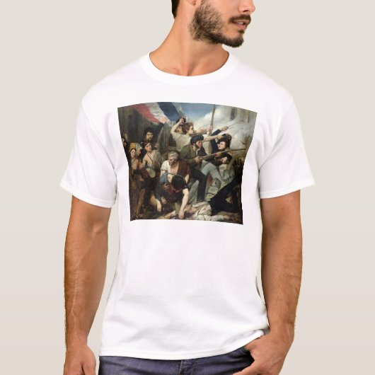 Szene der Revolution 1830 T-Shirt (Vorderseite)
