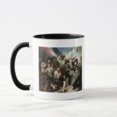 Szene der Revolution 1830 Tasse (Links)