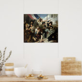 Szene der Revolution von 1830 Poster (Küche)